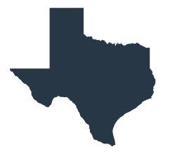 Silhouette of State of Texas
